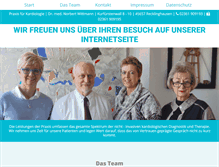 Tablet Screenshot of praxis-dr-wittmann.de